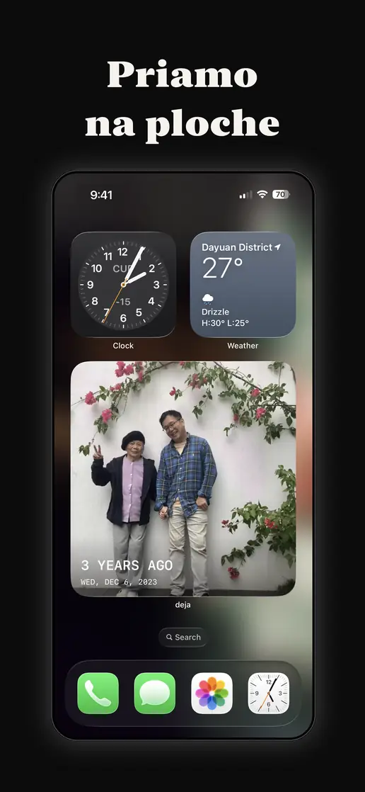 Widget deja na domovskej obrazovke iPhonu